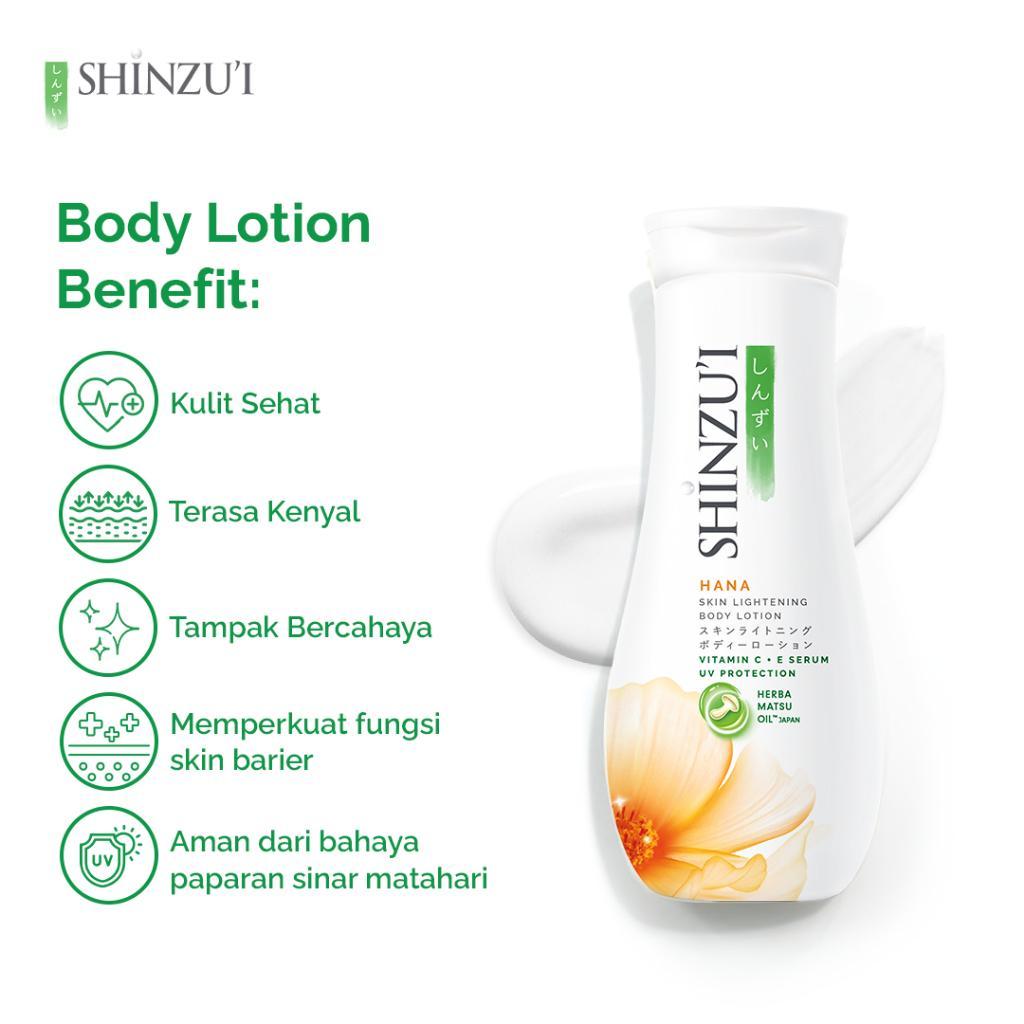 Shinzui Skin Lightening Body Lotion Matsu Hana Kensho Kirei Myori Sakura 210ml - Body Lotion Halal Original BPOM