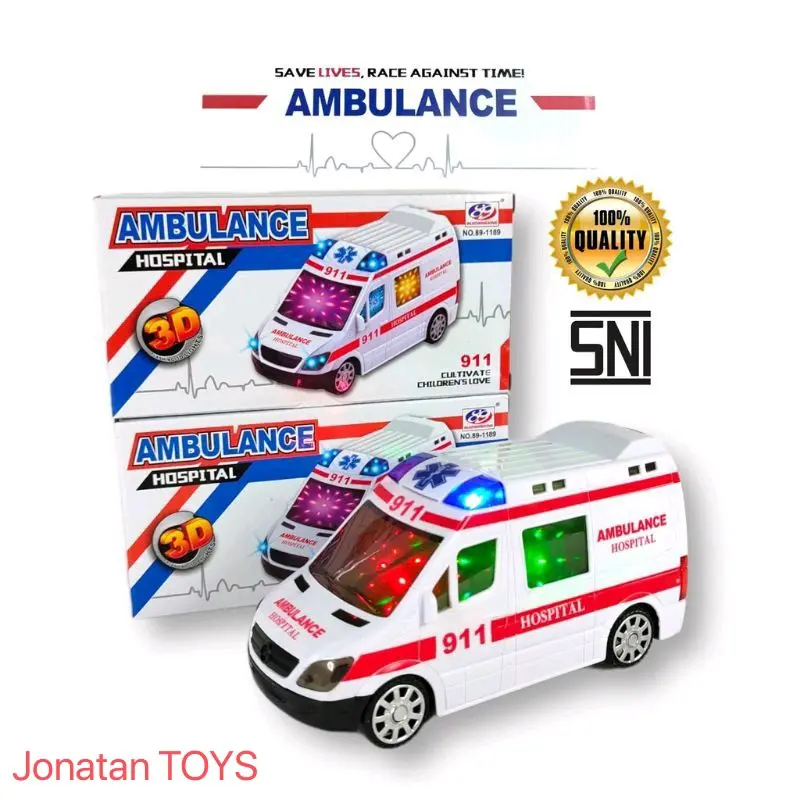 mainan mobil ambulance Anak