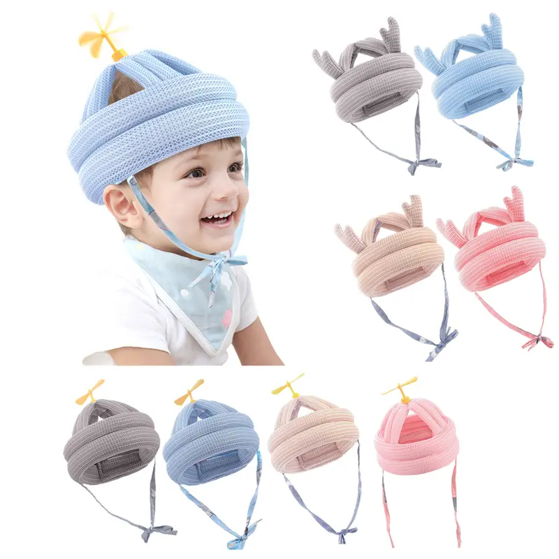 BOWA-Mũ Chống Va Chạm Cho Trẻ Mới Biết Đi, Có Thể Điều Chỉnh, Thoáng Khí, Chống Sốc, Cho Đầu Kem Voi 2