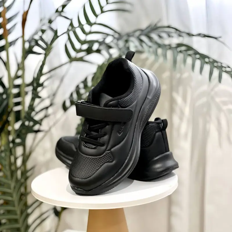 LVR Ricky FREE BOX SIZE 31-36 Sepatu Sneakers Anak Sepatu Sekolah Anak Sepatu Hitam Anak LV0686 3