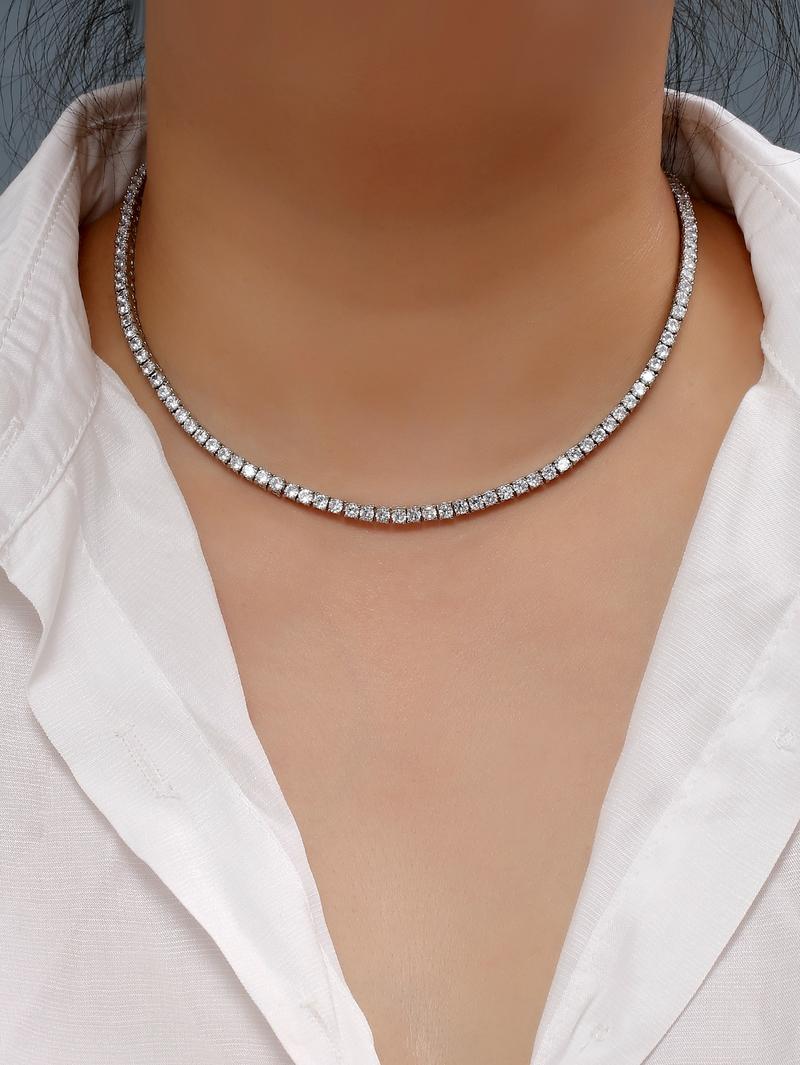 Product Introduction of Vòng Cổ Cuba, Thời Trang, Phong Cách Hip-pop, Trang Trí Với Zirconia Khối, Dây Chuyền, Dành Cho Nam Giới 0