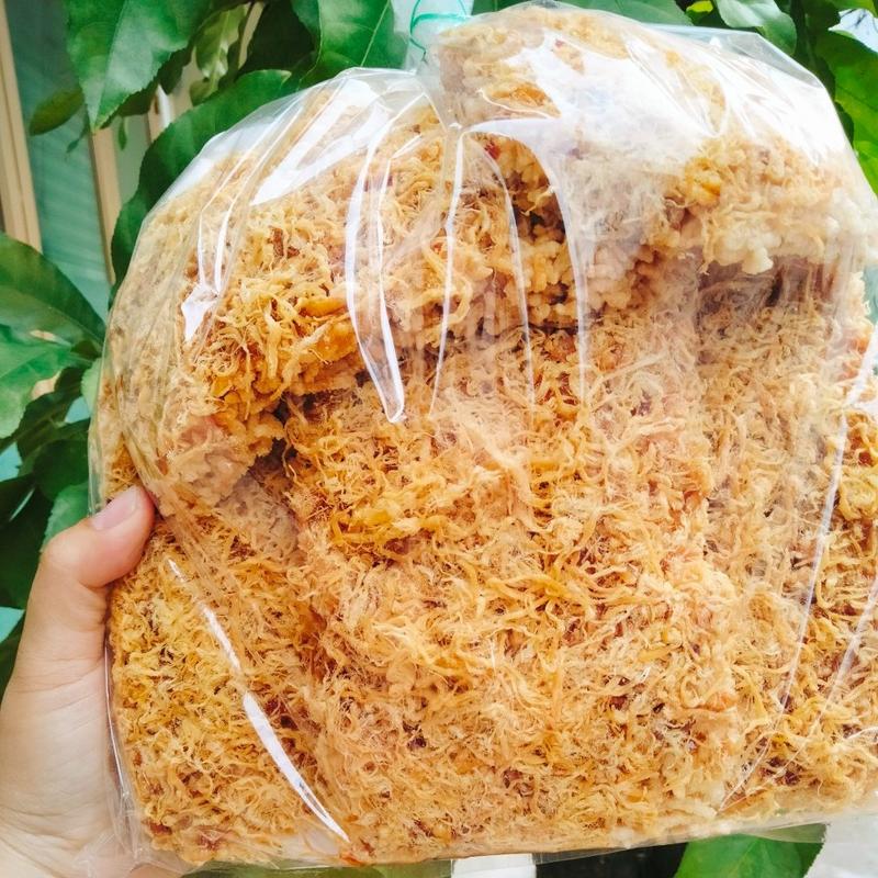 Cơm Cháy Siêu Chà Bông 500g - Đồ Ăn Vặt Rồng Con Snack Food Thức Ăn
