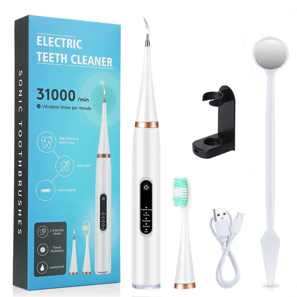 Household Portable Electric Toothbrush Flusher Multifunctional Ultrasonic Cleansing Adult