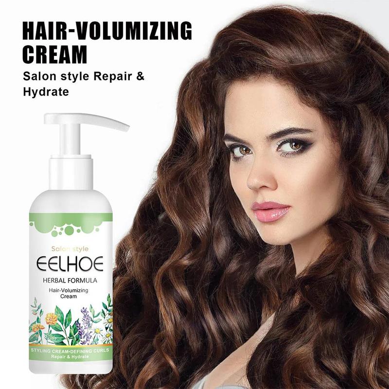 Product Introduction of Curly Hair Volumizing Cream,Styling Essence, Curl Defining Style Repair Hair Frizz, Curl Gel U0R4 20