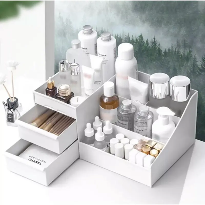 Rak Kosmetik Skincare 2 Laci / Tempat Makeup 2 Laci Kertas 3