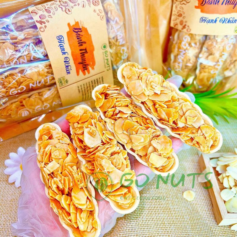  Bánh thuyền hạnh nhân GO NUTS không đường tạo ngọt bằng mật ong bánh hạt mix ngũ cốc dinh dưỡng 