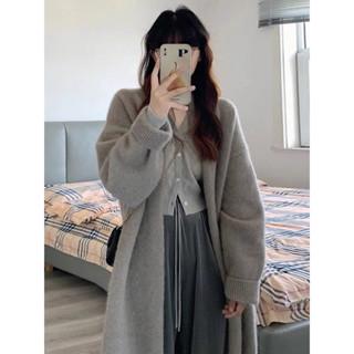 [ Bigsize 55-100kg] Áo khoác len lông cừu dáng dài hàn quốc Nữ Women