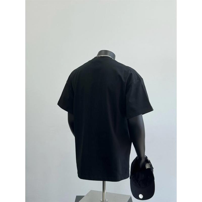 Áo Thun Cotton ngắn Tay In Hình Xu Hướng Thời Trang Mới, Thương Hiệu Hợp Xu Hướng Mùa Hè, Dễ Phối Đồ Dáng Rộng Rãi, Áo Cổ Tròn Thường Ngày 3