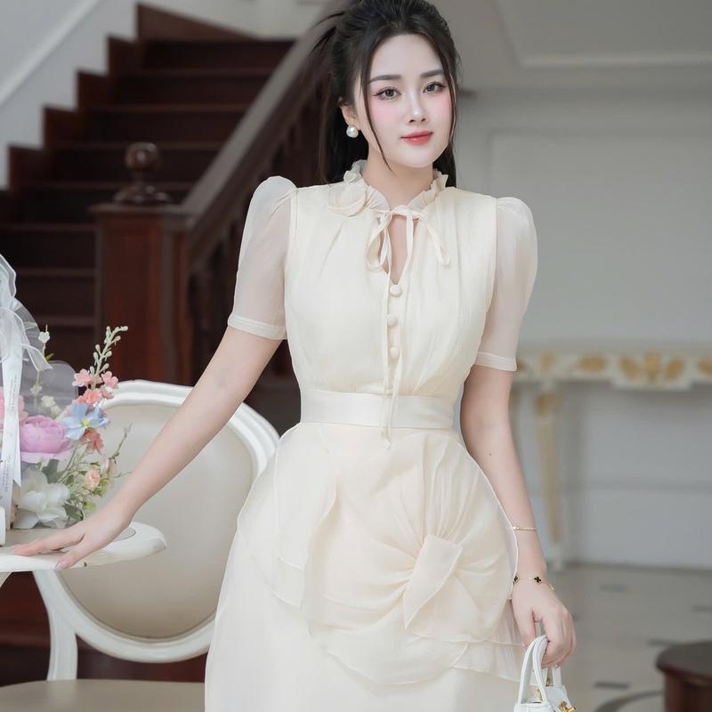 Lali_váy tácta phối tơ chân cuốn hoa sang chảnh_Ll071 3