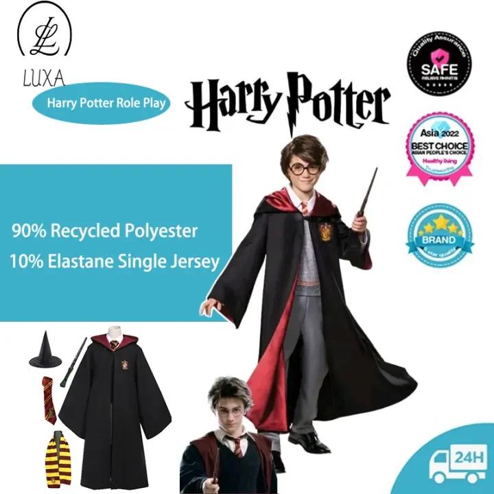 [Ready Stock] Ha-rry Po-tter Cosplay Robe Magic School Cloak - TikTok ...