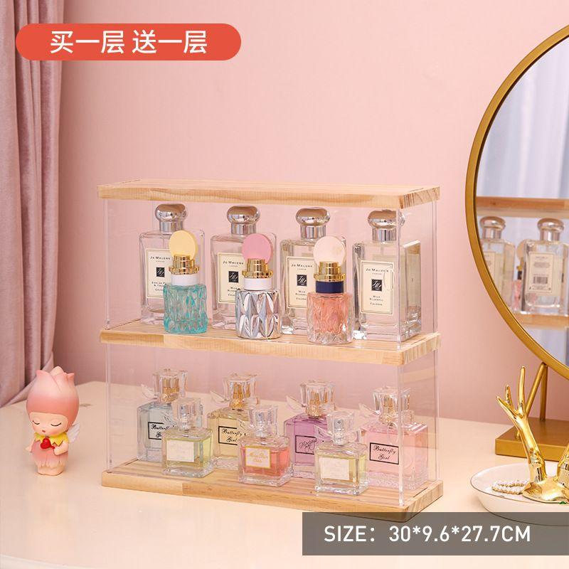 (Tặng đèn LED) Tủ đựng nước hoa, trưng bày mỹ phẩm, mô hình