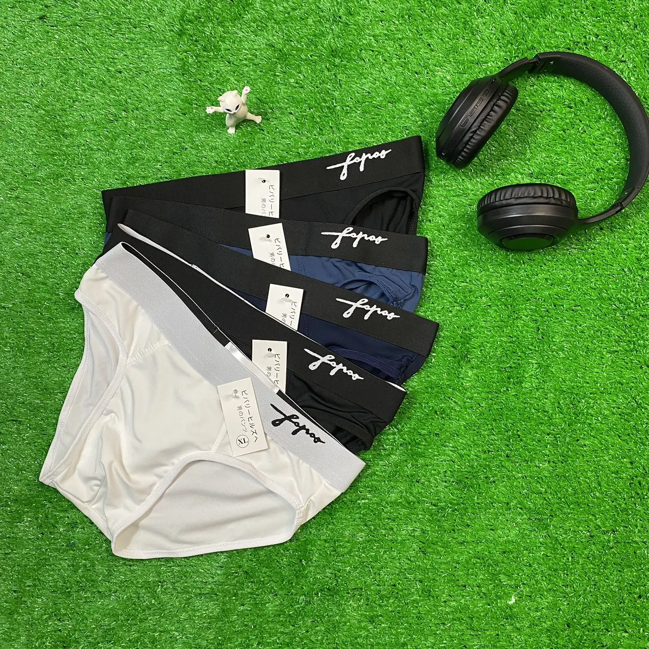 [Đai Dệt]Combo 5 Quần Sịp tam giác chữ ký thun lạnh , Quần Lót nam co dãn kháng khuẩn Quần Boxer