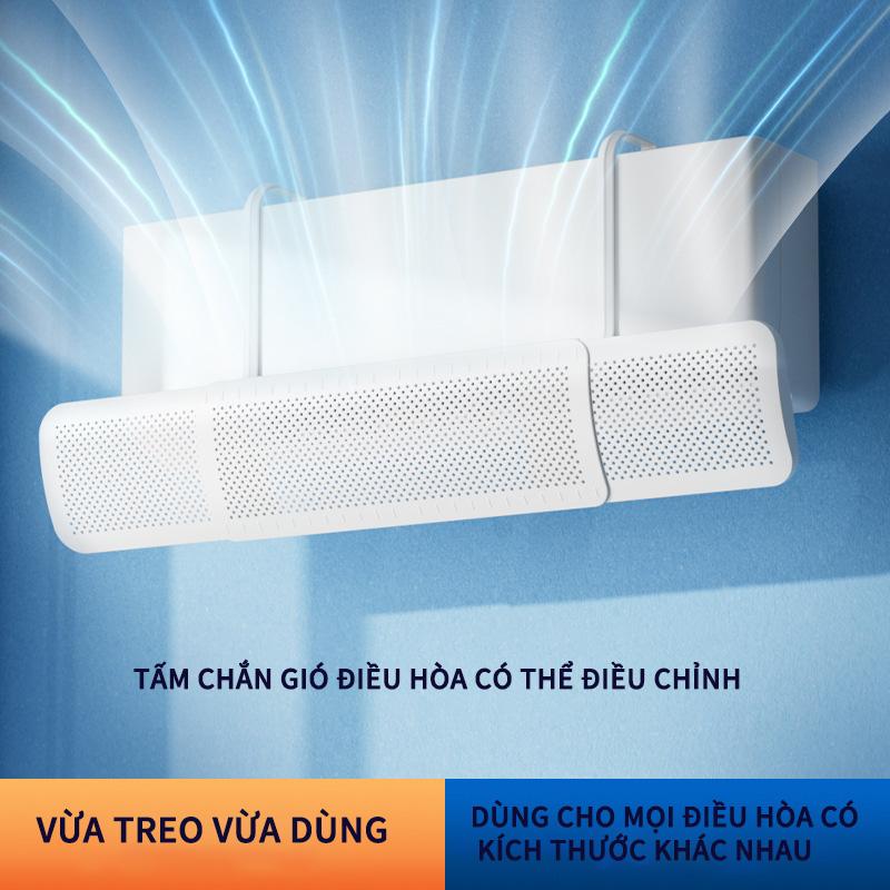 Tấm chắn gió điều hoà, tấm chuyển đổi hướng gió điều hoà, máy lạnh bảo vệ sức khoẻ gia đình.