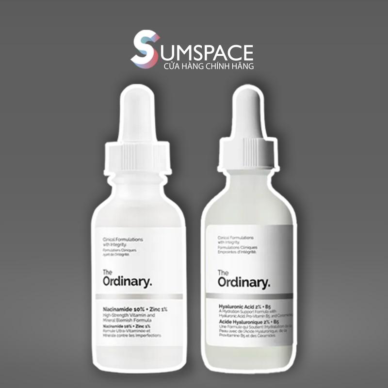 [SUM SPACE] Serum The Ordinary. Niacidamide 10% & Zinc 1% & HA 2% + B5 + Ceramide Hỗ Trợ Dưỡng Da & Kiểm Soát Bã Nhờn