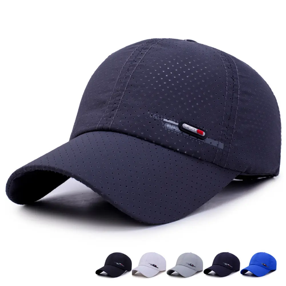 Mũ Bóng Chày Thể Thao, Nhanh Khô Mùa Hè, Dành Cho Nam Và Nữ, Thích Hợp Chạy Bộ Thể Thao, Mồ Hôi, Mũ Golf Canada, Mũ Snapback Xương Trơn 442308