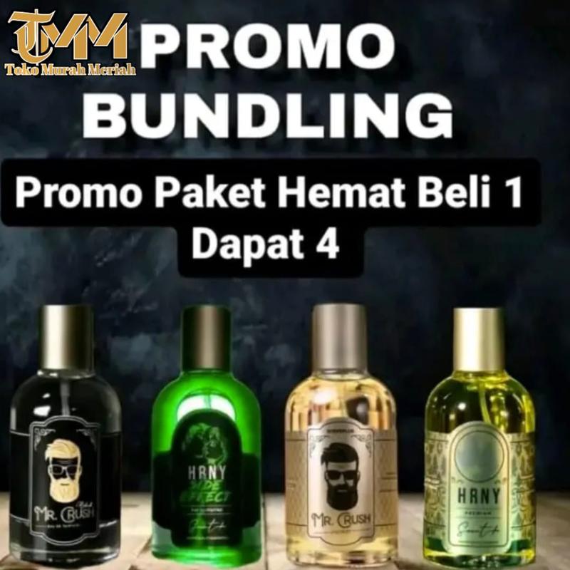 Product Introduction of PROMO CUCI GUDANG BELI 1 DAPAT 4[MR.CRUSH,STAYCAUTION,HRNY S EFFECT,HARNY] Perfume Pria Wangi 2