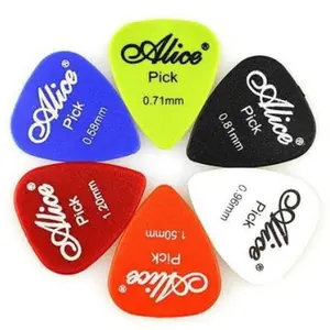 [ Gajian Sale ] Pick Gitar Alice Murah Pemetik Gitar  0.58 0.71 0.81 0.96 1.20 1.50 plastik asli