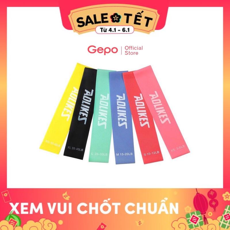 Bộ 6 Dây Kháng Lực Tập Chân Đàn Hồi Giúp Cổ Chân Khỏe Mạnh Nam Gym