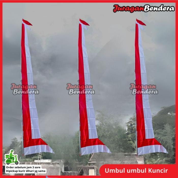 Gambar Umbul umbul Kuncir Merah Putih 4 Meter | Umbul Agustusan Dekorasi Kemerdekaan HUT RI - 5 Meter dari Juraganbendera Kota Surabaya Tokopedia