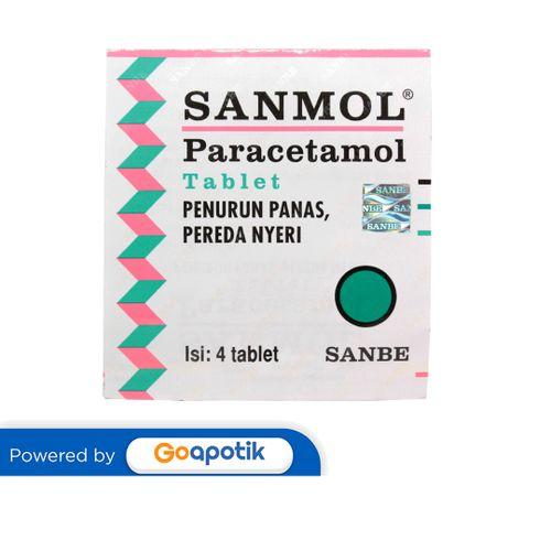 Gambar SANMOL 500 MG STRIP 4 TABLET dari Apotek Enggal Waras by GoApotik Kota Semarang Tokopedia