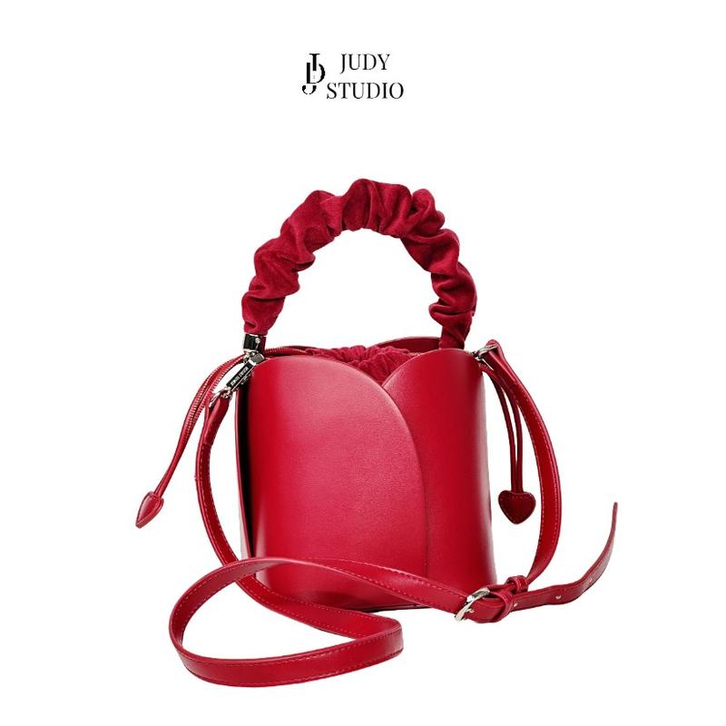 Túi Xách Nữ Sang Chảnh Túi Đeo Chéo Đeo Vai Túi Dáng Nụ Hồng Dây Rút mã HD-0271 và 3044 Bag Nữ