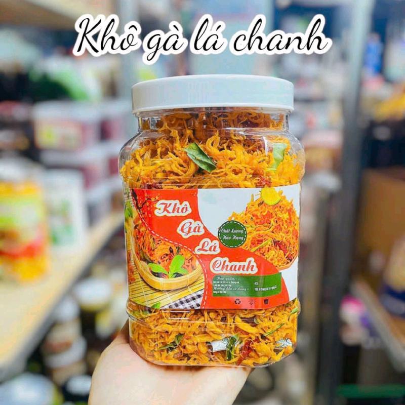 500g Khô Gà lá chanh thơm ngon snack ăn Vặt