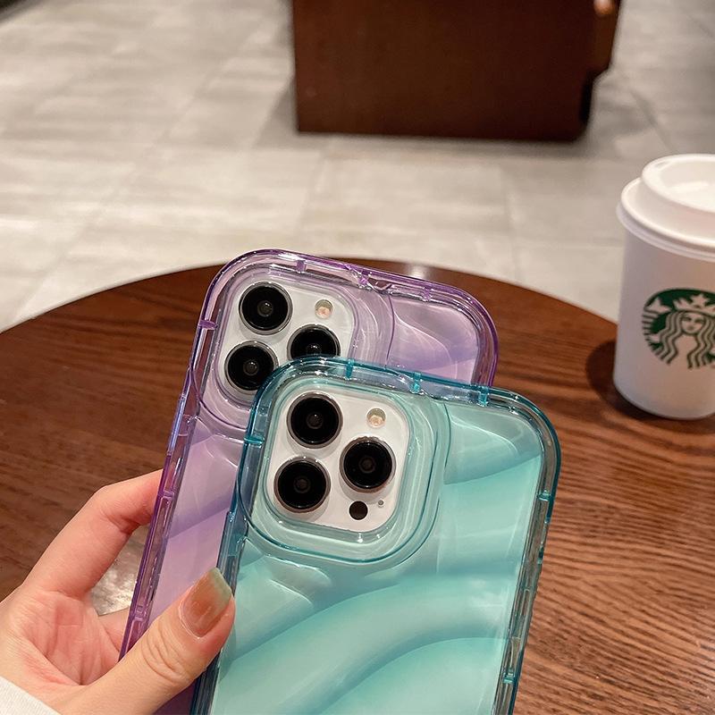 Product Introduction of Ốp Gợn Nước, Mới, Dành Cho Apple iPhone 14 Pro Max, iPhone 15, Ốp Laser, Chống Sốc 16, Vỏ Bảo Vệ, Tương Thích Với iPhone 13 7