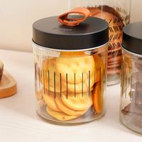 Gambar AZKO Picas Roku Stoples Kaca Set 6 Pcs Transparan - Hitam Toples Jar Food Container Setoples Wadah Penyimpanan Kedap Udara dari AZKO ID Kota Depok 4 Tokopedia