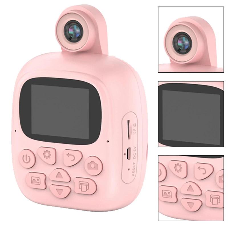 Product Introduction of Kids Film Camera Thermal Printer Paper Photo Portable Pocket Video Recording Wireless Hd Instant Printing Cameras Birthday Gift 16