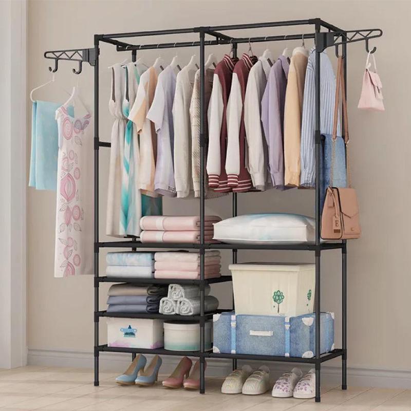 Japanese Style Double Multipurpose Rack Garmet Rack Clothes Rack ...