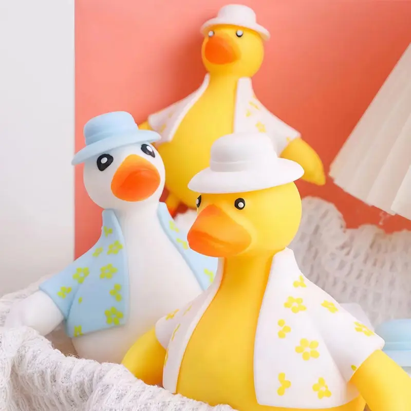 Đồ chơi bóp mềm dẻo squishy xả stress giảm căng thằng hình chú vịt dễ thương 7