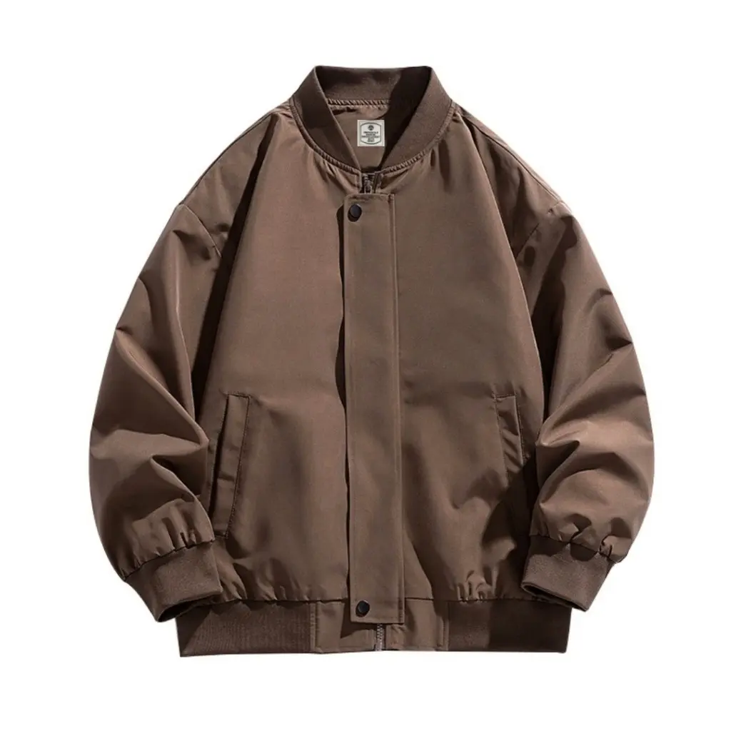 BOMBER JACKET BLEKSER SOFT PARASUT POLYESTER MANTEL PRIA Casual