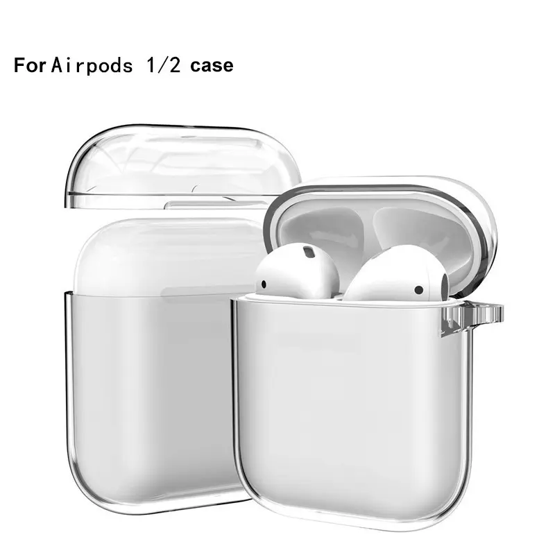 Transparent Cases For AirPods Cases Bluetooth Wireless Earphone Protective Cover For Airpods 2 1 Clear Hard Case Shell