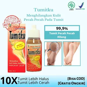 TUMITKU OBAT KAKI PECAH TUMITKU 30ML OBAT HERBAL MENGATASI KAKI PECAH PECAH KAKI KAPALAN 30ML ORIGINAL BPOM Lotion Perawatan / Tumit ku Mengatasi tumit pecah pecah 100% Original