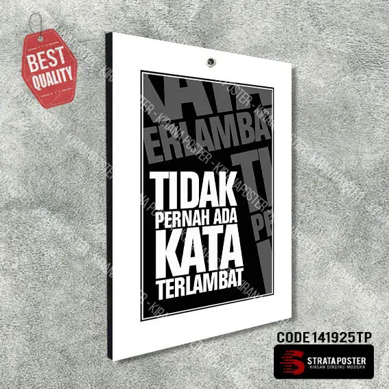 Hiasan dinding Poster kata motivasi Dekorasi ruangan Wall decor Paper 3