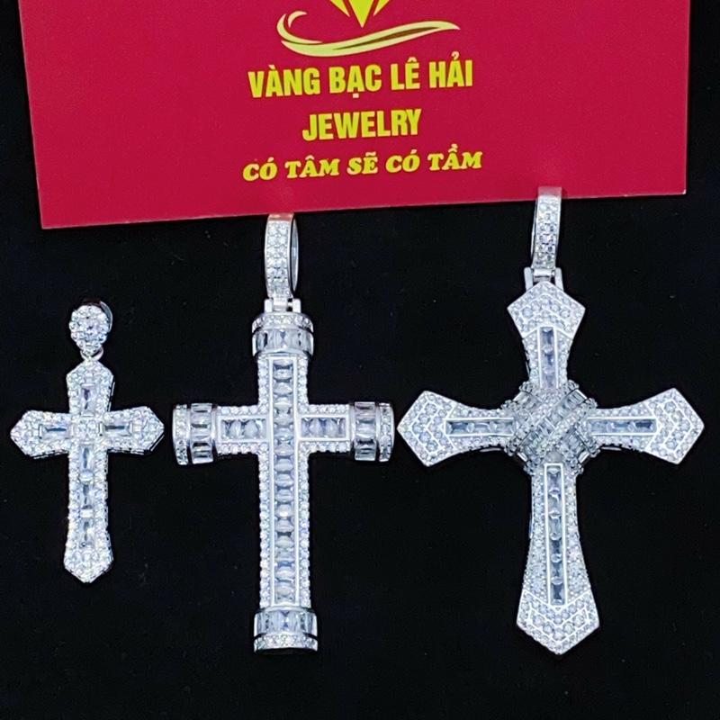 Mặt dây chuyền bạc chất liệu bạc S925 thánh giá các mẫu LHJ