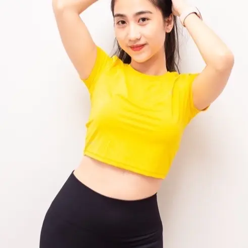 Áo croptop nữ, áo tập nữ, áo tập gym, áo tập yoga Sport Thun