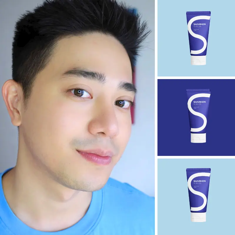 COMBO SMASH DUO Chăm Da Dầu Mụn Nam Giới - 1 sữa rửa mặt 1 Gel Bôi mụn SHARMEN cho Nam Giới - Sạch sâu, giảm mụn, kiềm dầu dưỡng sáng mờ thâm 5