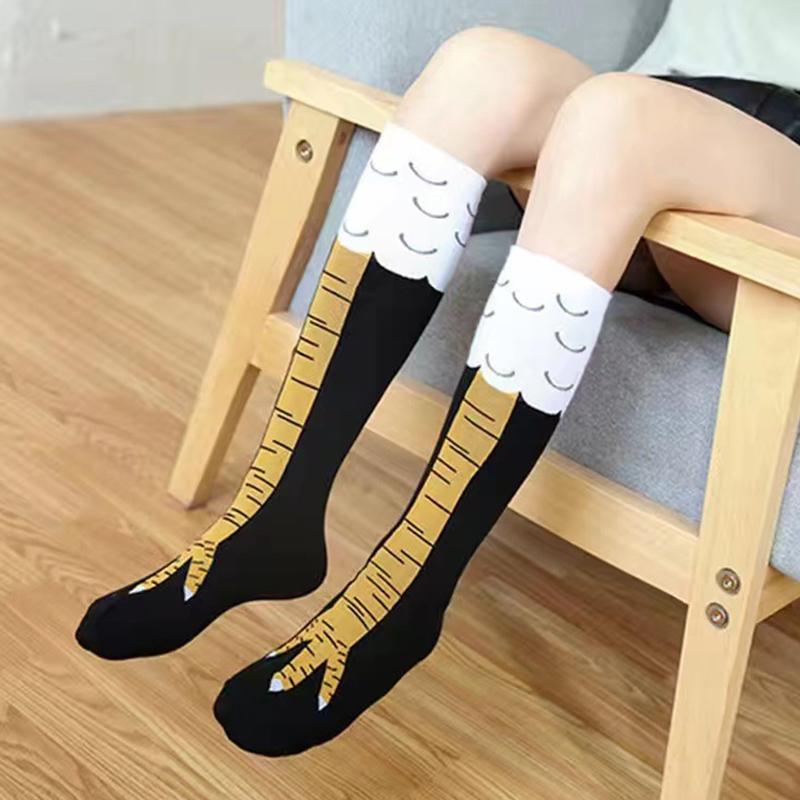 Product Introduction of Tất Cao Đến Đầu Gối Chân Gà, Thiết Kế Sáng Tạo Vui Nhộn 3D, Cá Nhân Hóa, Tất Chân Gà Đùi, Tất Chân Gà, 1 Đôi, Thích Hợp Làm Quà Tặng 15