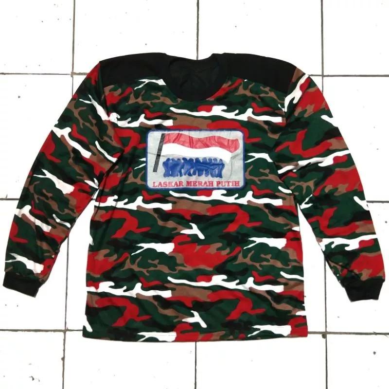 Product Introduction of Kaos Loreng Laskar Merah Putih Lengan Panjang 2
