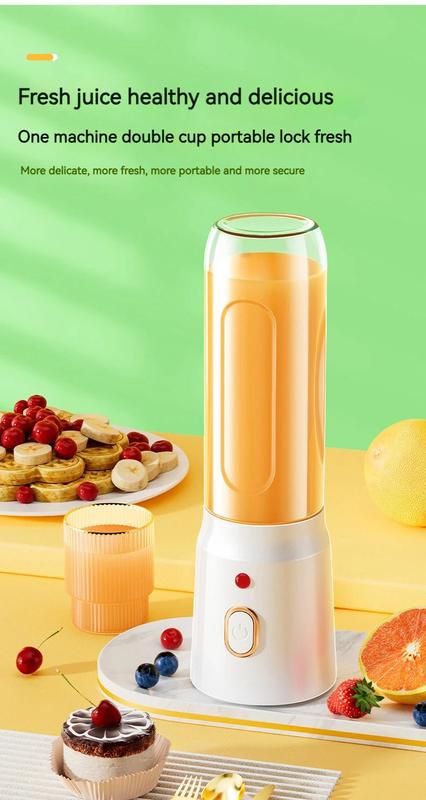 Product Introduction of Portable Wireless Blender Electric Fruit Juicer Machine For Orange Ice Crushing 10 Blades Auxiliary Food Machine 1500mA Mixer juiceblender fruit blender 15