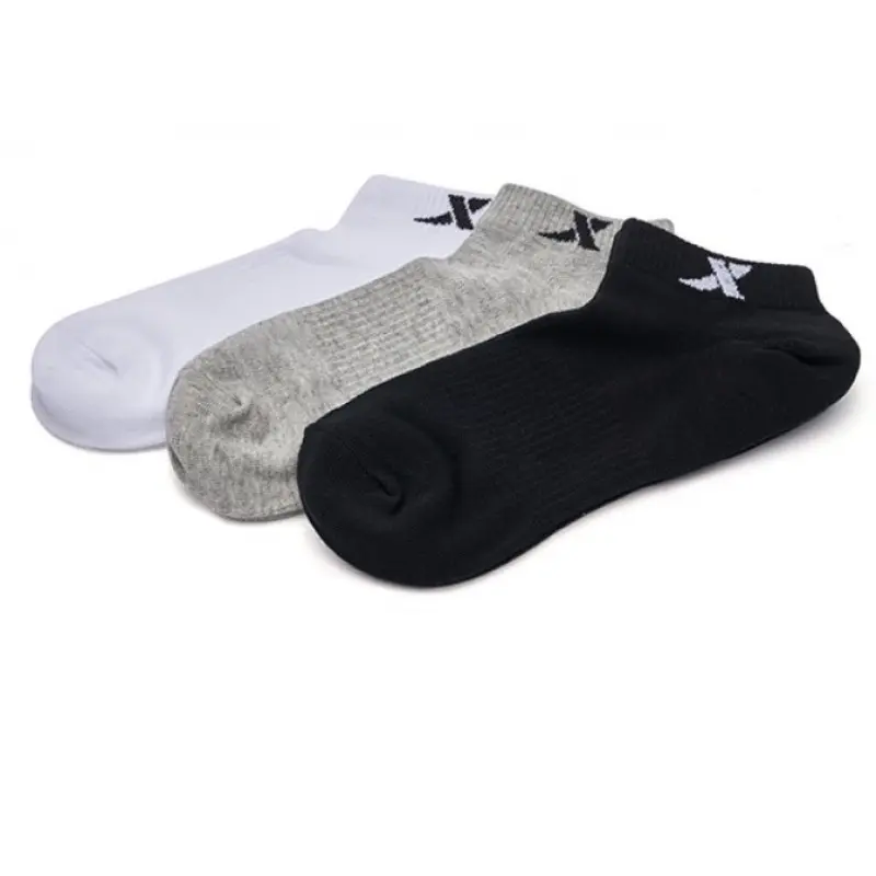 879239540201 XTEP -Socks Men's Athletic Socks Short Socks Comfortable Socks Comfortable Fashion Simple and Soft Pack of Three Pairs Socks