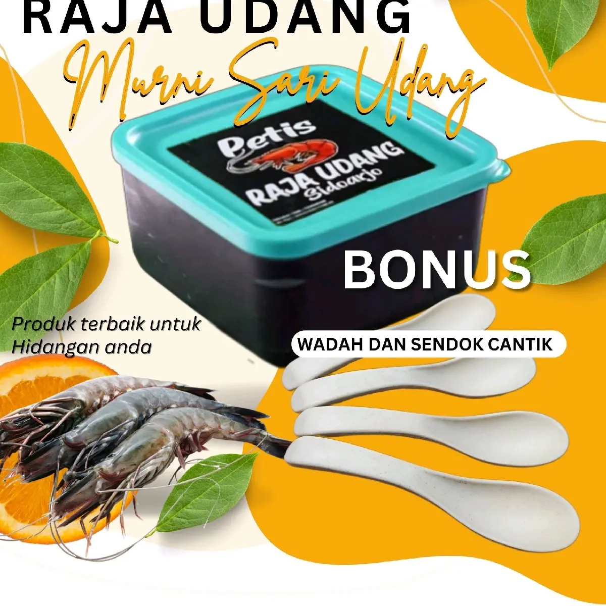 Petis Udang Sidoarjo murni tanpa tambahan tepung 1000gr