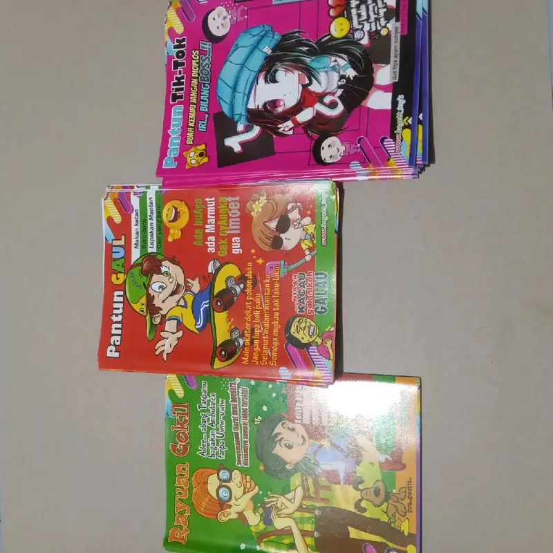 Mainan buku pantun humor lucu dan bagus isi 20 pcs,buku pantun humor buku cerita anak anak 20 pcs,20 pcs buku cerita pantun humor anak anak 7