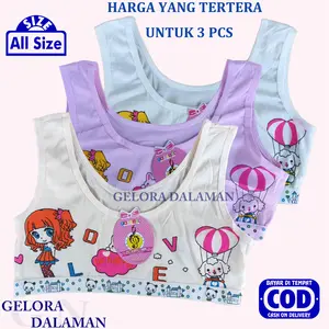 3 Pcs Bra Anak Cewek Miniset Anak Remaja  SD Dan SMP Kutang ABG