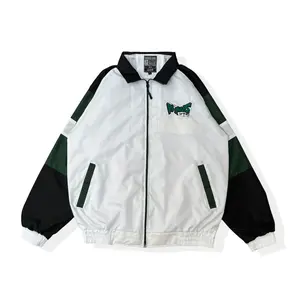 Jaket Retro PHMPS Sport Windbreaker Parasut Taslan olahraga