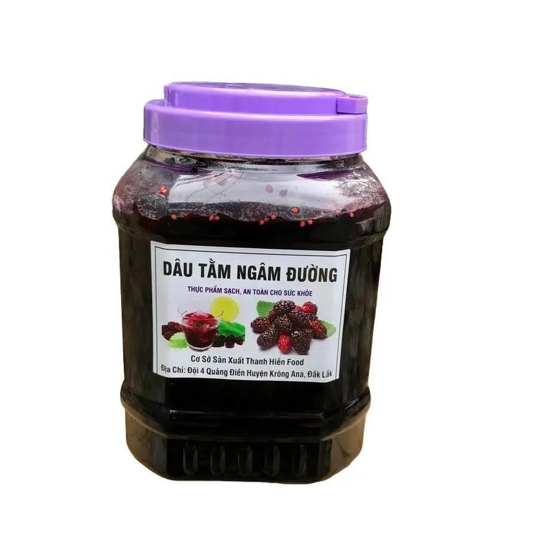 Dâu tằm ngâm đường 1 kg dâu tằm đà lạt ngâm đường phèn làm nước giải khát