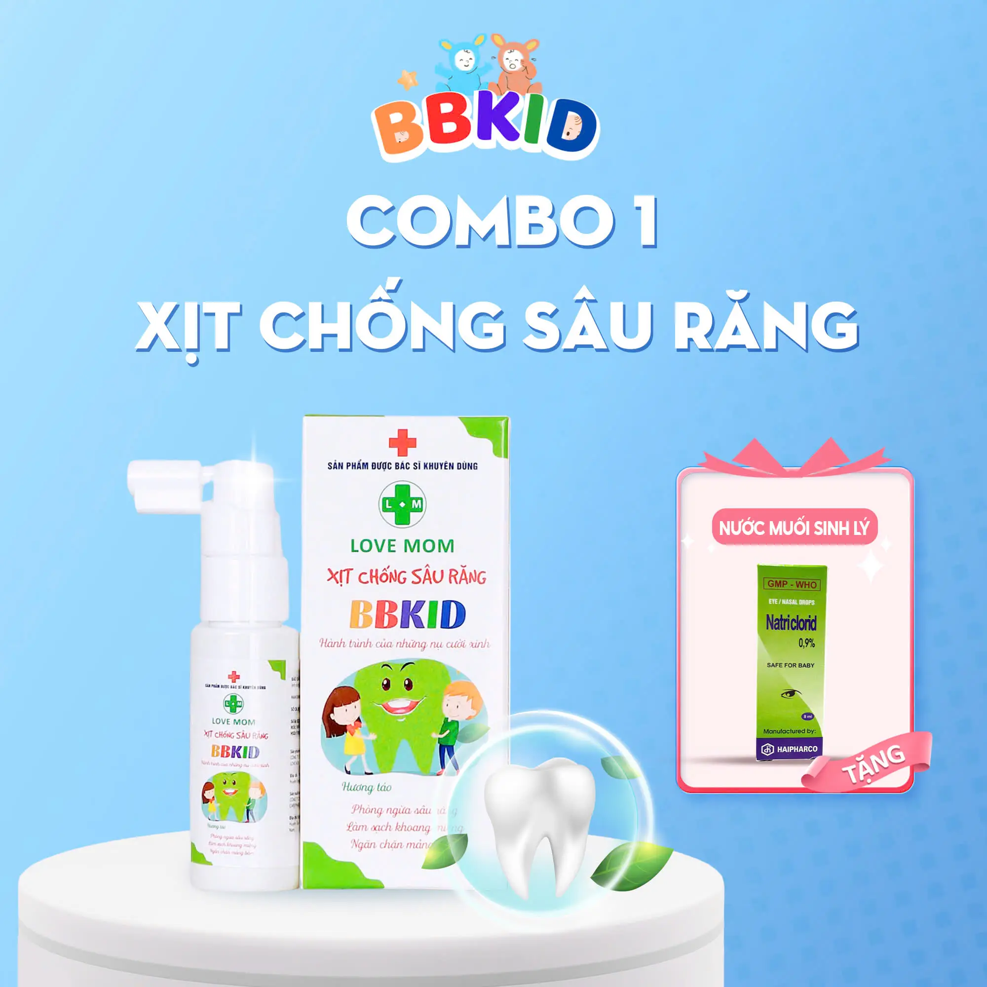 [Lọ 30ml ]Xịt vệ sinh răng miệng  hỗ trợ cải thiện men răng, giảm sâu răng và các vấn đề về răng miệng  dành cho Bé