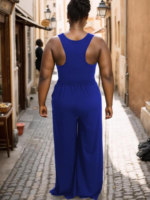 Street Solid U Neck Sleeveless Two Pieces Street Solid U Neck Sleeveless Two Pieces