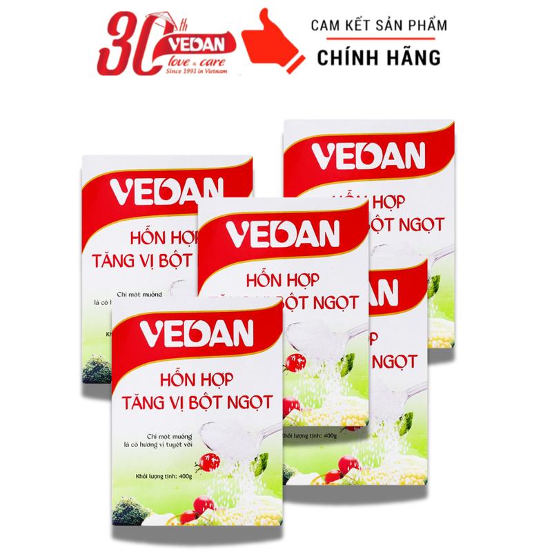 Combo 5 Gói Hỗn Hợp Tăng Vị VEDAN 700g - Bột Tăng Vị VEDAN
